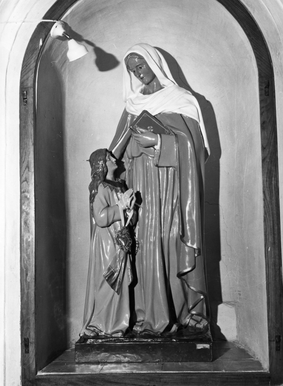 Maria Vergine bambina e Sant'Anna (statua) di Guacci Luigi (inizio sec. XX)