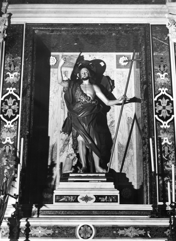 San Giovanni Battista (statua) - ambito laziale (sec. XVII)