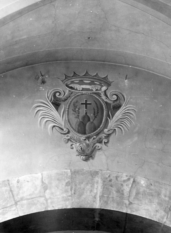 stemma (dipinto) - ambito laziale (seconda metà sec. XVIII)