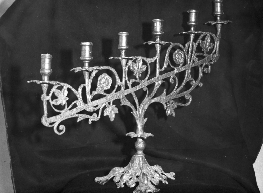 candeliere - ambito laziale (prima metà sec. XX)