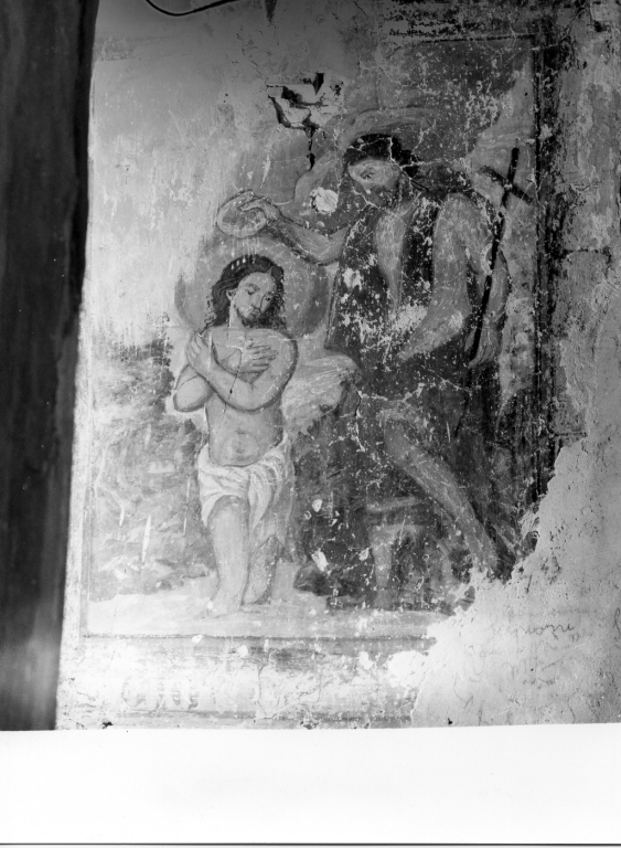 battesimo di Cristo (dipinto) - ambito laziale (fine/inizio secc. XVIII/ XIX)