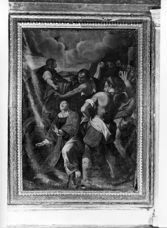 lapidazione di Santo Stefano (dipinto) - ambito laziale (inizio sec. XVII)
