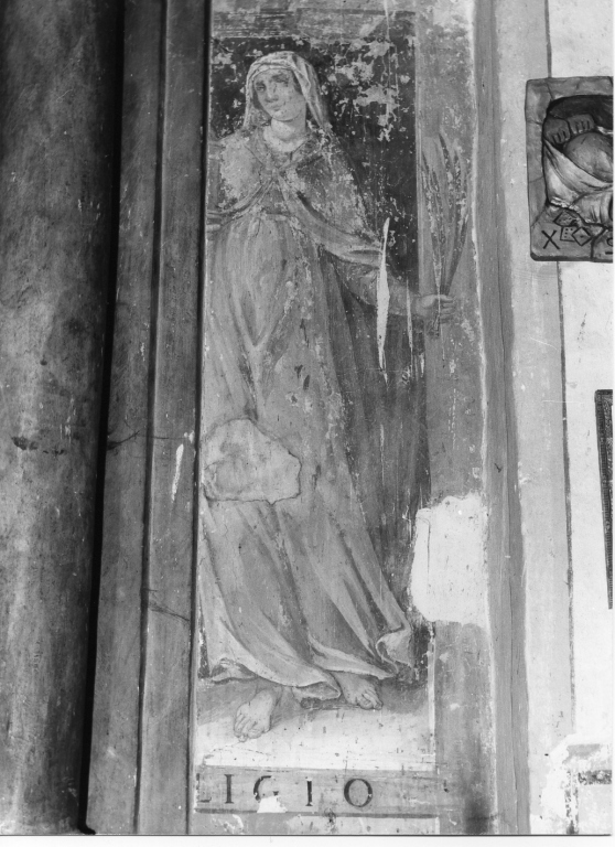 Religione (dipinto, frammento) di Manenti F (sec. XVII)