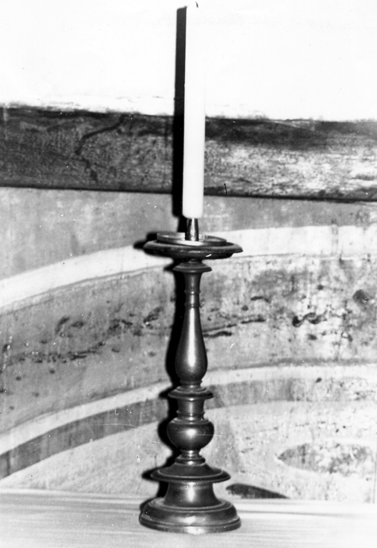 candeliere - ambito laziale (fine/inizio secc. XVII/ XVIII)