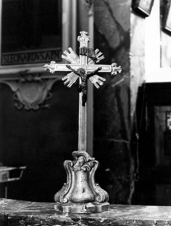 croce d'altare - ambito laziale (sec. XVIII)