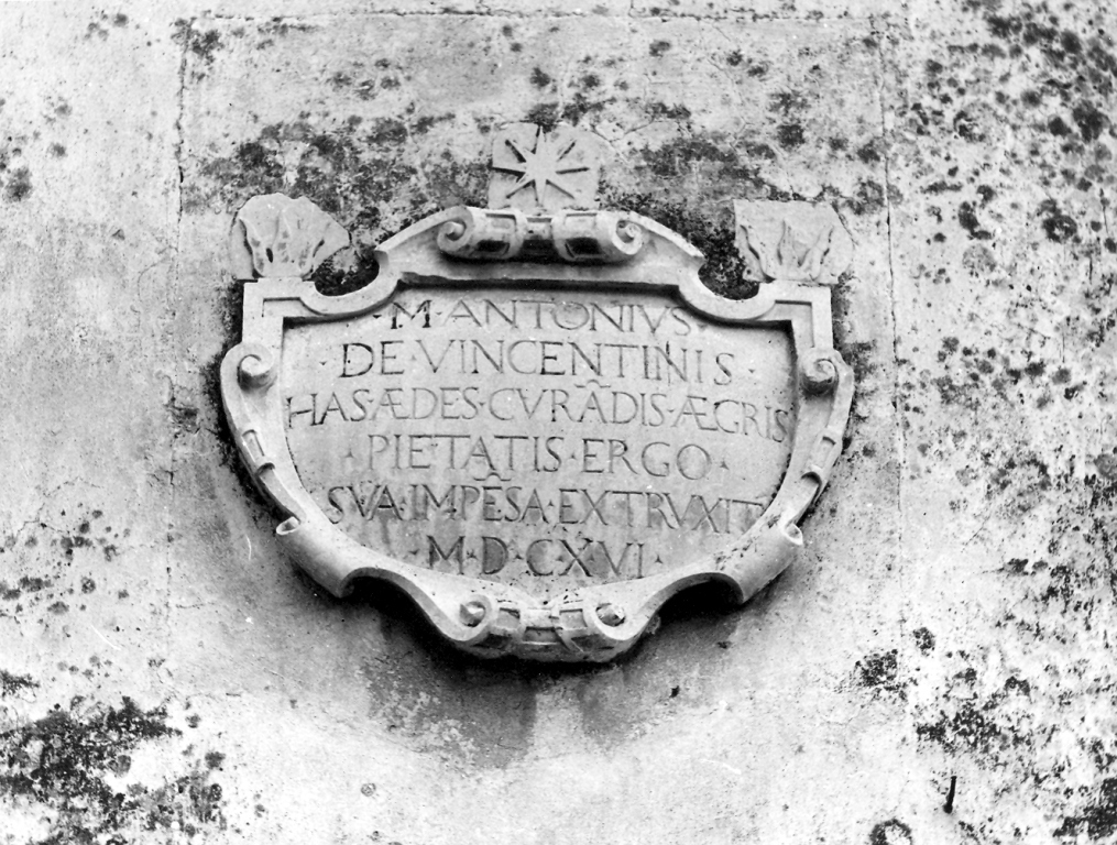 lapide - ambito laziale (sec. XVII)