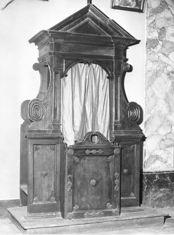 confessionale - ambito laziale (sec. XIX)