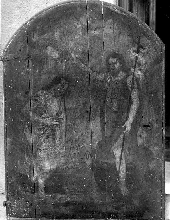 battesimo di Cristo (dipinto) - ambito laziale (sec. XVIII)