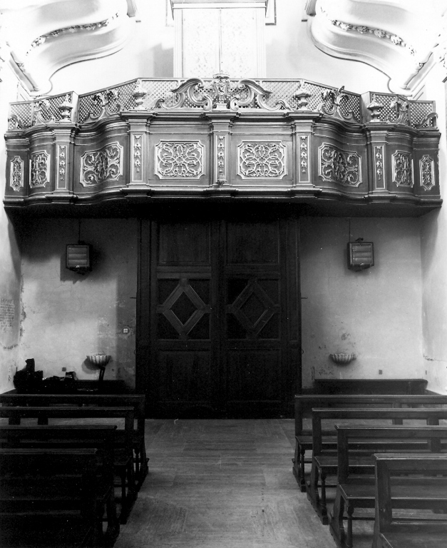 tribuna d'organo di Porrina Salvatore (metà sec. XVIII)