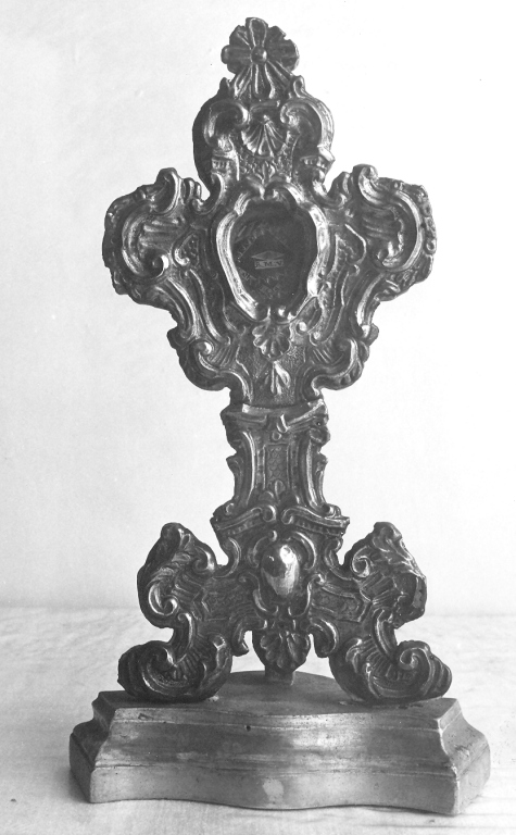 reliquiario - a ostensorio - ambito laziale (sec. XIX)