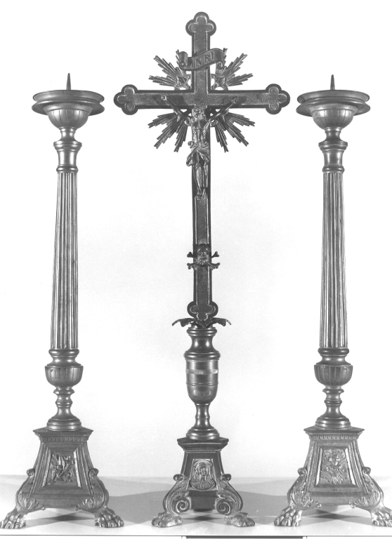 servizio d'altare - ambito laziale (sec. XIX)