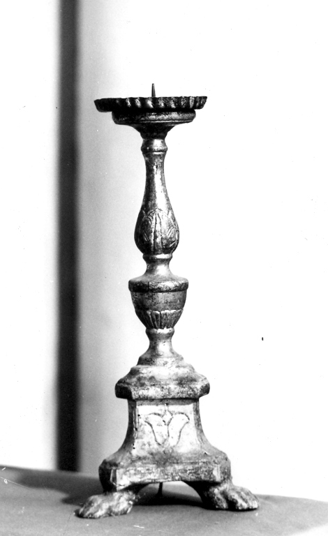 candeliere - ambito laziale (fine/inizio secc. XVII/ XVIII)