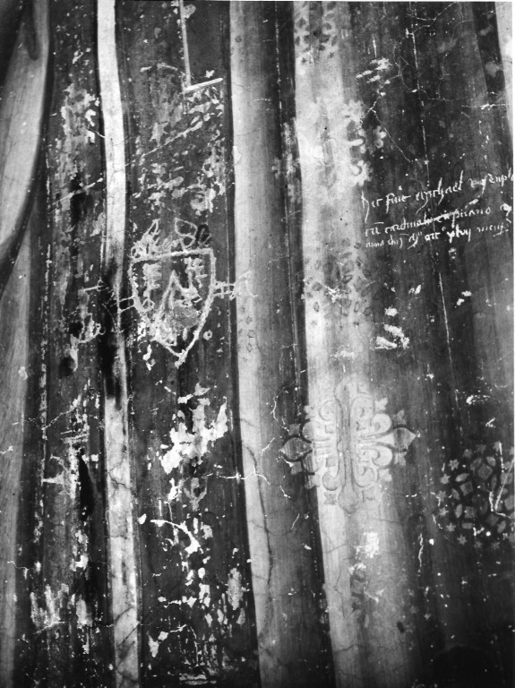 graffito - ambito laziale (sec. XV)