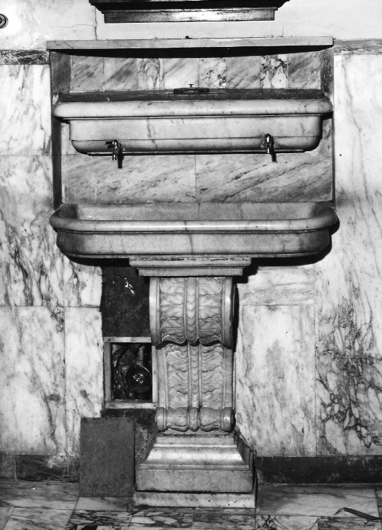 lavabo da sacrestia - ambito laziale (sec. XVII)