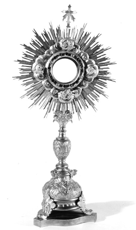 ostensorio - ambito laziale (fine/inizio secc. XIX/ XX)