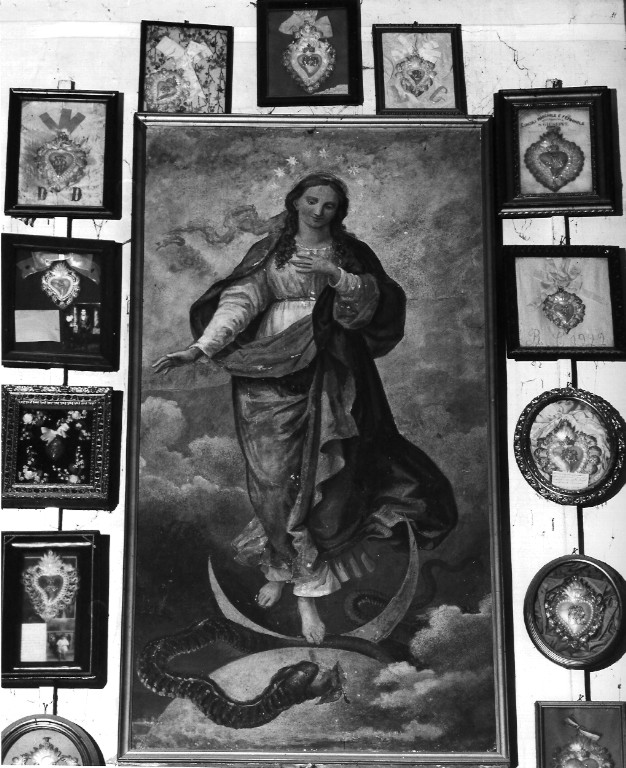 Madonna Immacolata (dipinto) di Troia Tito (attribuito) (sec. XIX)