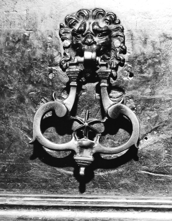 maniglia di porta - ambito laziale (sec. XVIII)