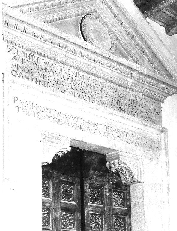 portale maggiore - ambito laziale (sec. XV)