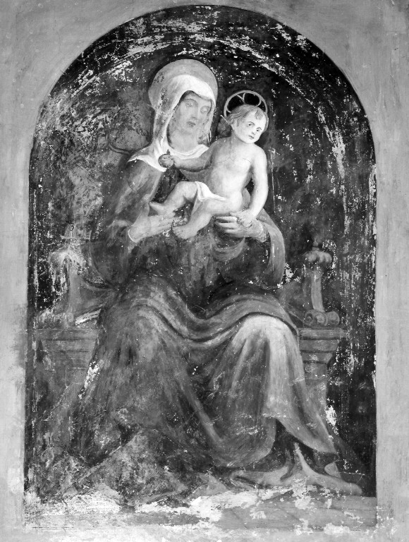 Madonna con Bambino (dipinto) - ambito laziale (sec. XV)