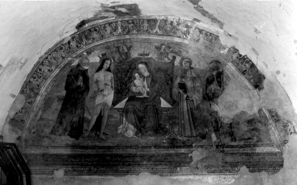 Madonna con Bambino e Santi (dipinto) - ambito umbro (inizio sec. XVI)