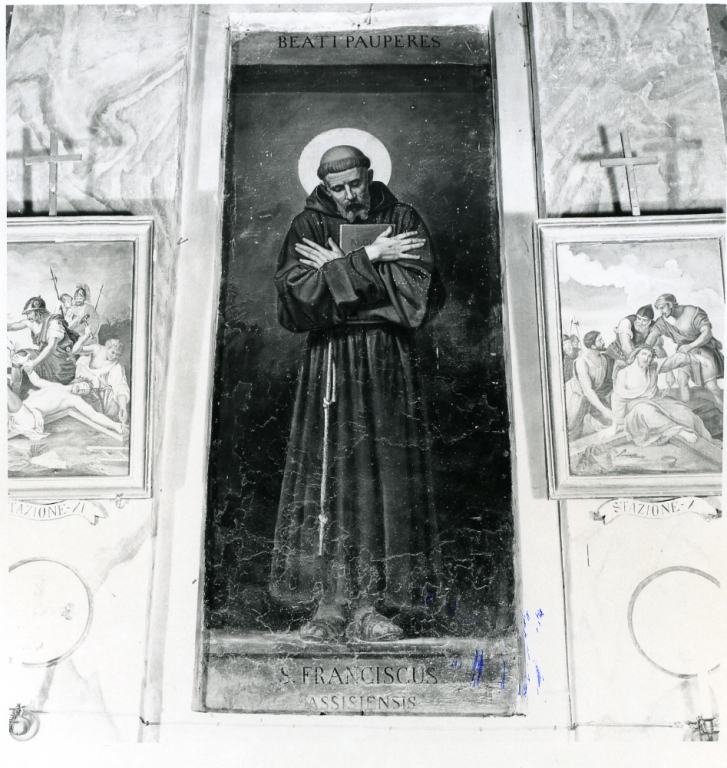 San Francesco d'Assisi (dipinto) - ambito laziale (sec. XIX)