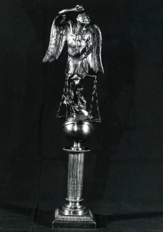 San Michele Arcangelo (statuetta devozionale) - ambito laziale (sec. XVIII)