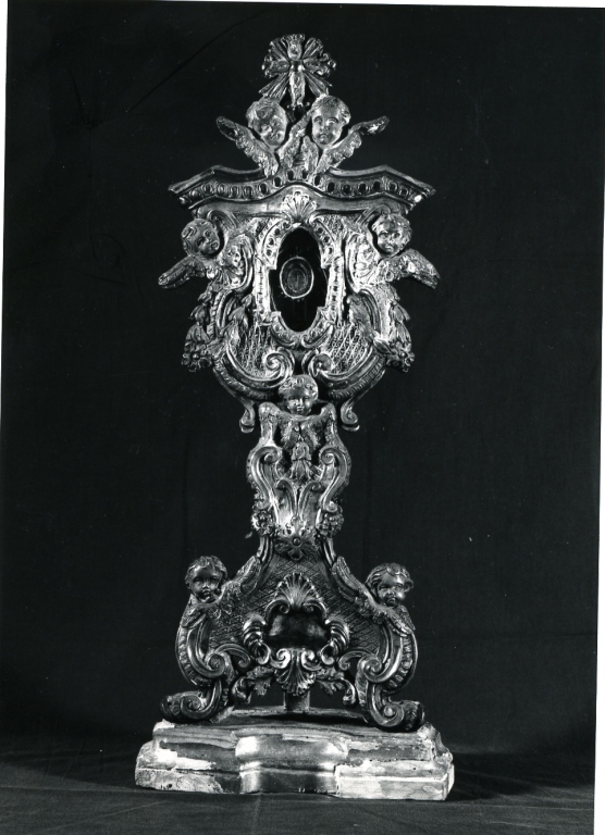 reliquiario - a ostensorio di Piccardi Filippo (fine/inizio secc. XVIII/ XIX)