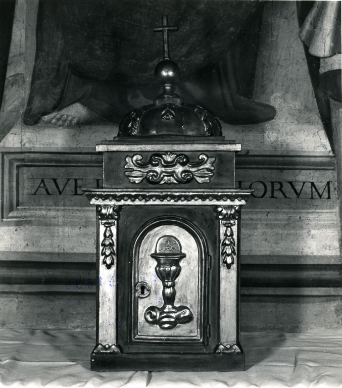 tabernacolo - a tempietto - ambito laziale (sec. XVIII)