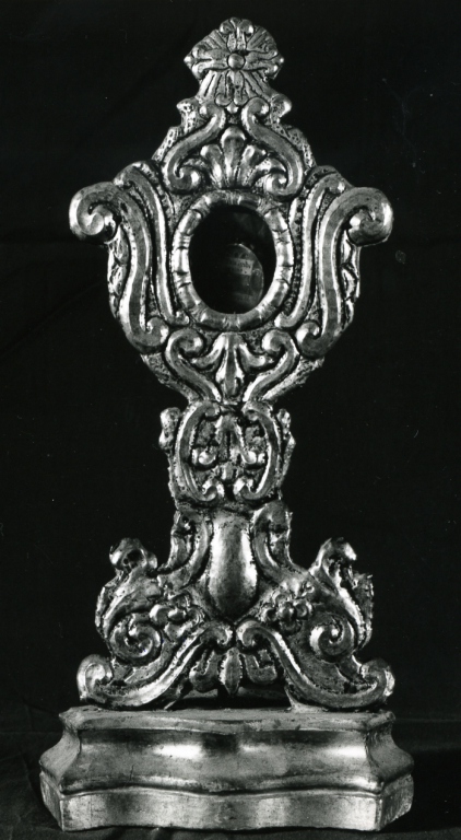 reliquiario - a ostensorio - ambito laziale (sec. XVIII)