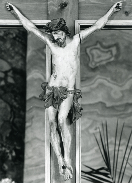 Cristo crocifisso (croce d'altare) - ambito romano (sec. XVIII)