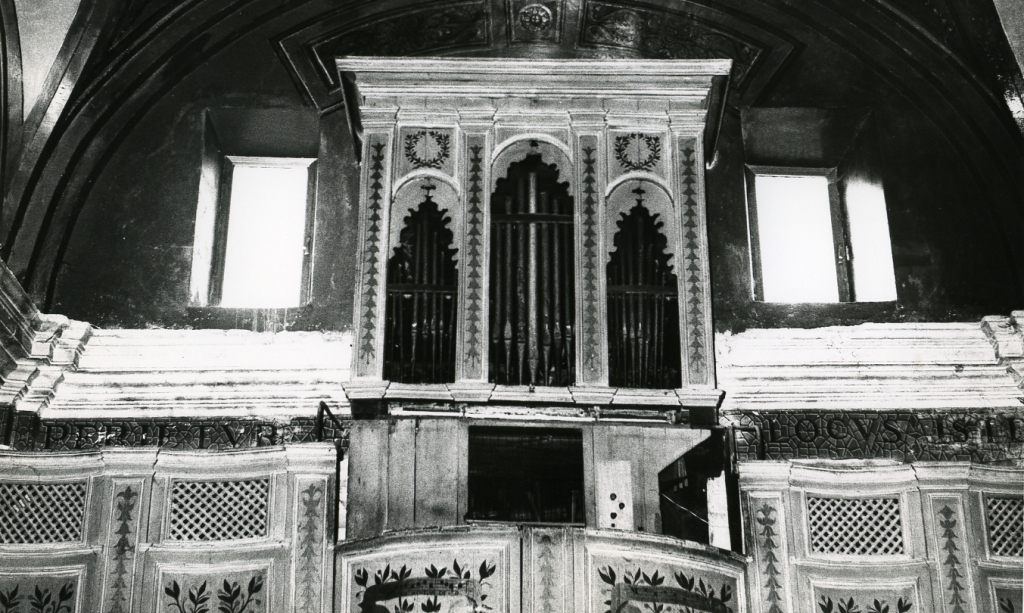 cassa d'organo - ambito romano (sec. XVIII)