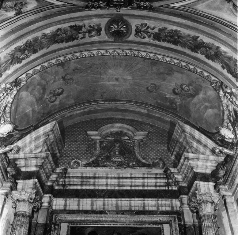 occhio divino (dipinto) - ambito laziale (sec. XVIII)