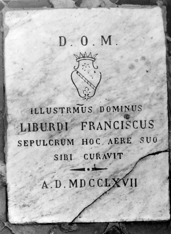 lapide - ambito laziale (sec. XVIII)