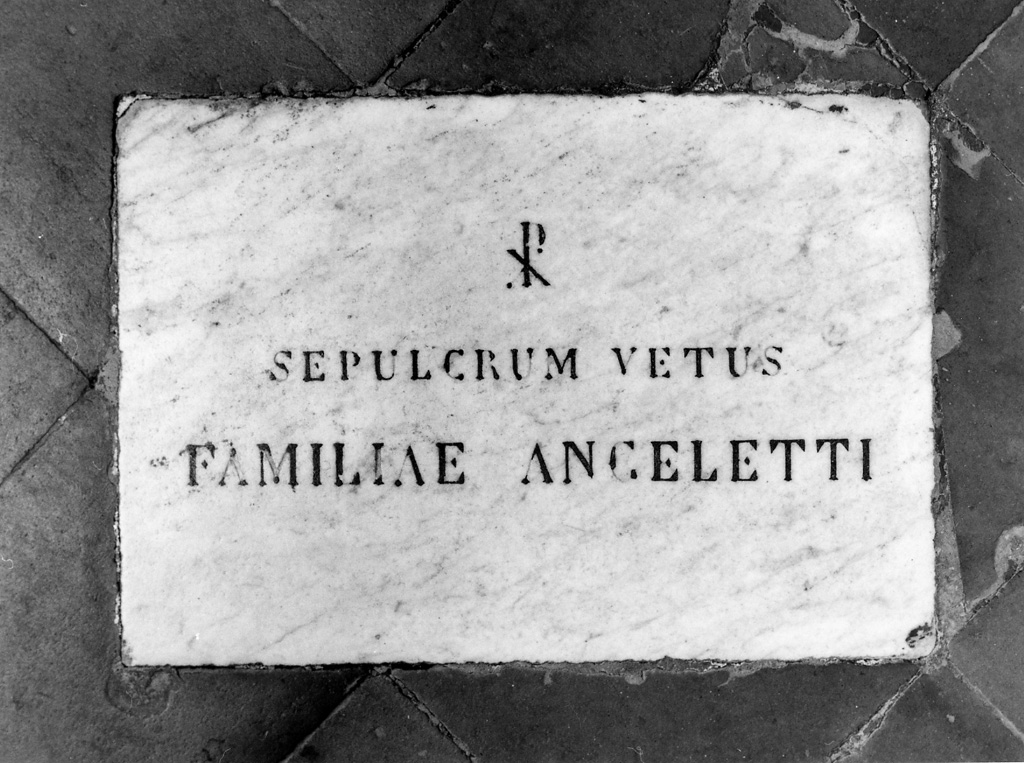 lapide - ambito laziale (seconda metà sec. XIX)