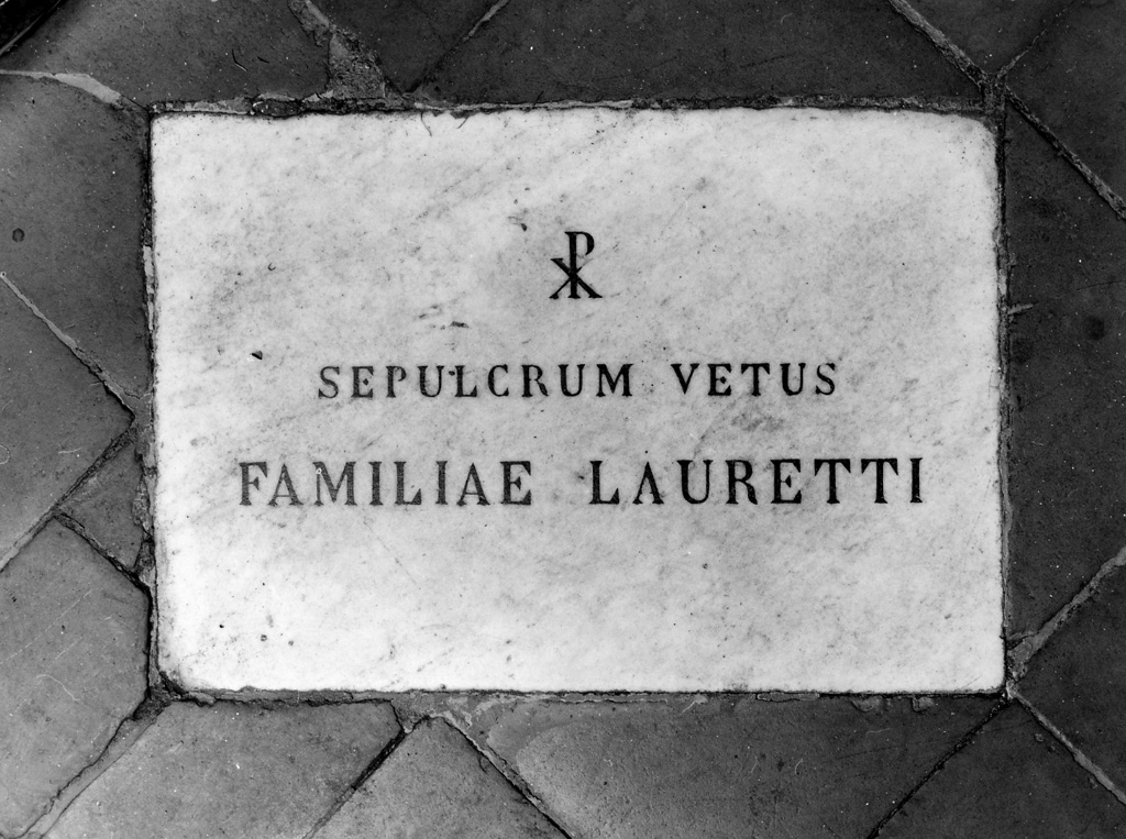 lapide - ambito laziale (seconda metà sec. XIX)