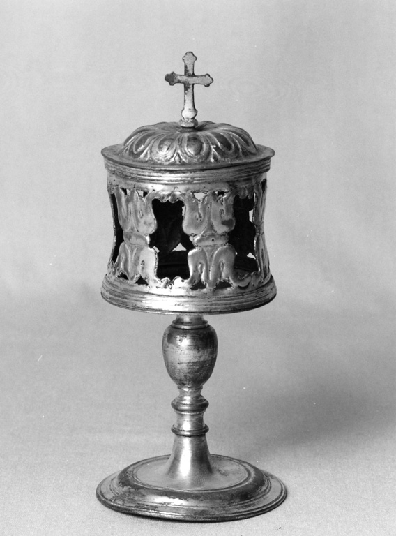 reliquiario a pisside - ambito laziale (seconda metà sec. XVIII)