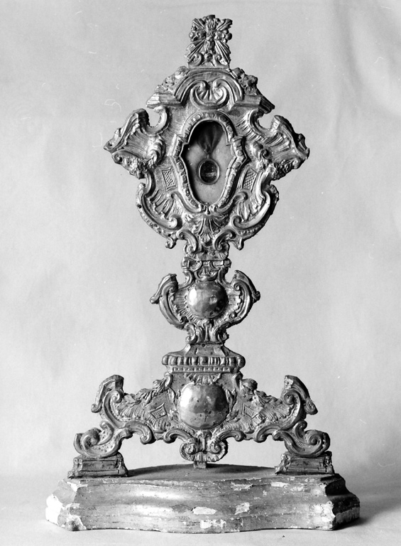 reliquiario - a ostensorio - ambito romano (seconda metà sec. XVIII)