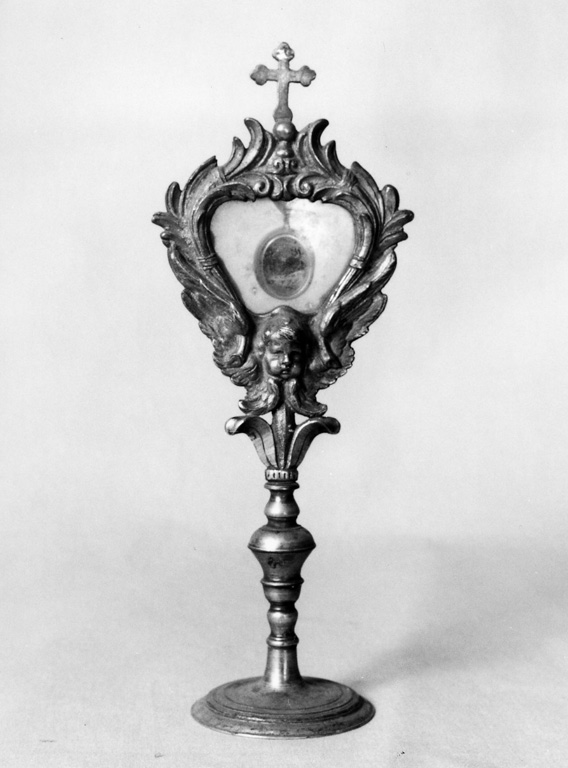 reliquiario - a tabella - ambito romano (seconda metà sec. XIX)