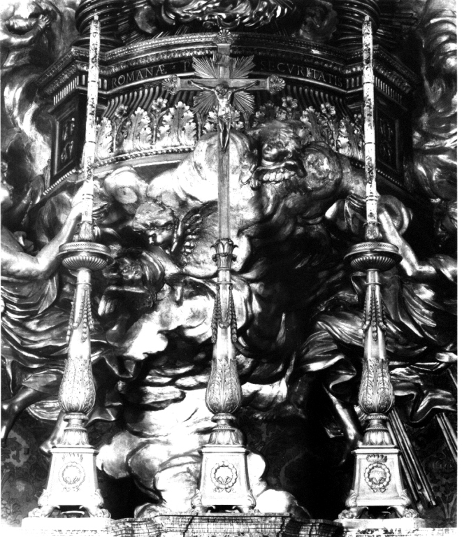 altare maggiore di Rainaldi Carlo, Specchi Michelangelo, De Rossi Giovanni Antonio, Ferrata Ercole, Caffà Melchiorre, Schor Giovan Paolo (sec. XVII, sec. XVIII)