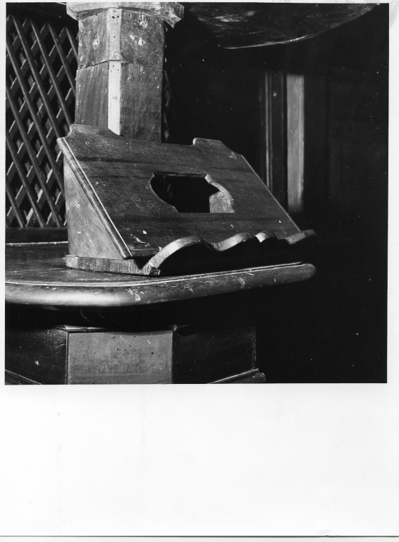 leggio - manifattura laziale (sec. XVIII)