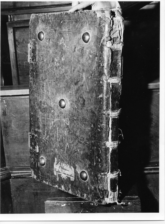 coperta di libro liturgico - manifattura laziale (sec. XVIII)