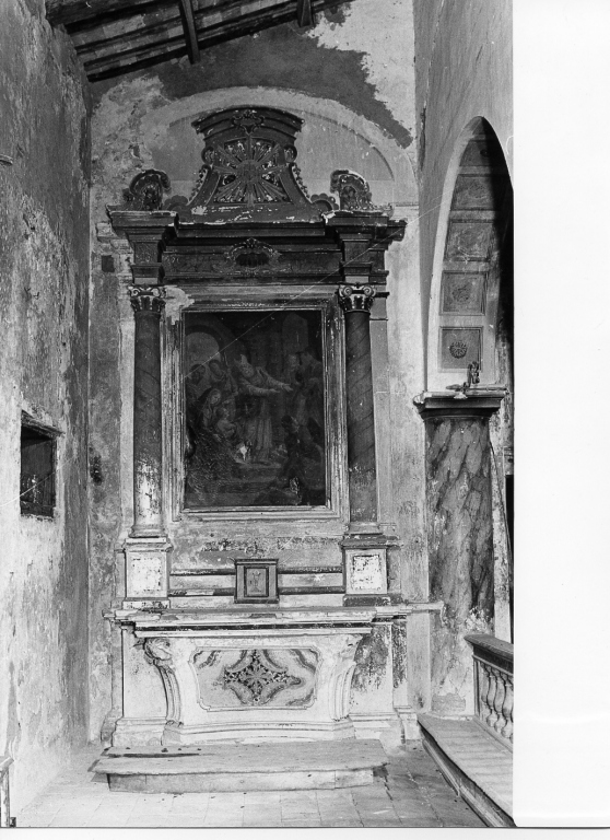 altare - a edicola - ambito laziale (sec. XVIII)