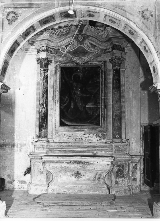 altare - a edicola - ambito laziale (sec. XVIII)