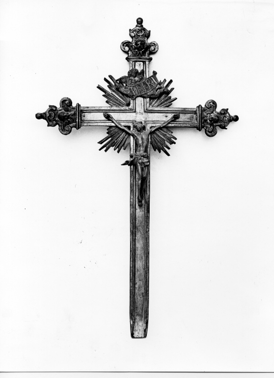 croce processionale - manifattura laziale (sec. XVIII)