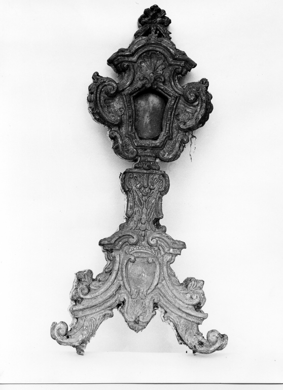 reliquiario - a ostensorio, serie - manifattura laziale (sec. XVIII)
