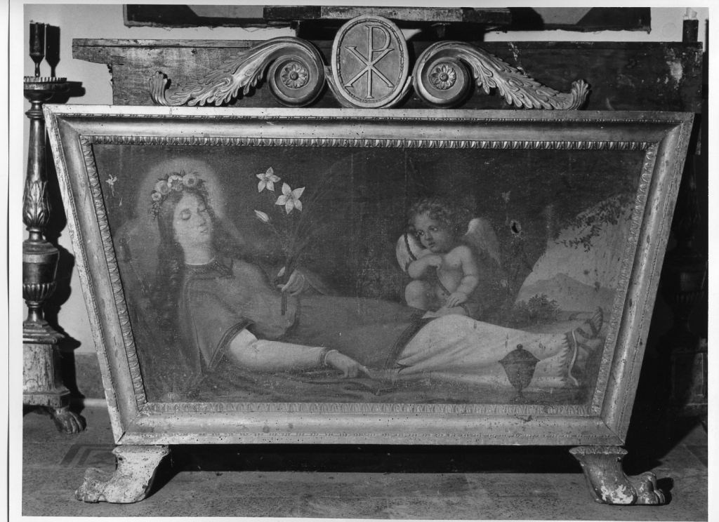 Santa martire (dipinto) - ambito laziale (fine/inizio secc. XVIII/ XIX)