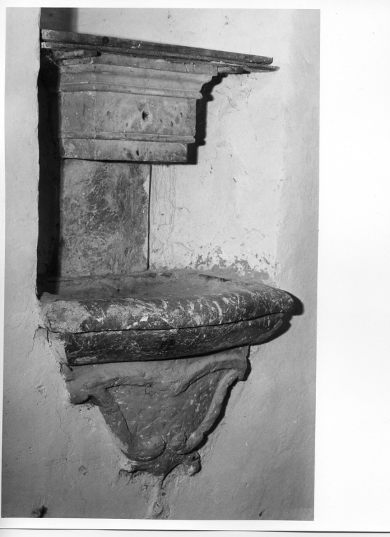 lavabo da sacrestia - manifattura laziale (sec. XVIII)