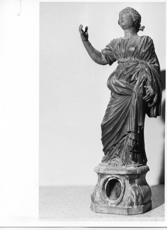 reliquiario - a statua - manifattura laziale (sec. XVIII)