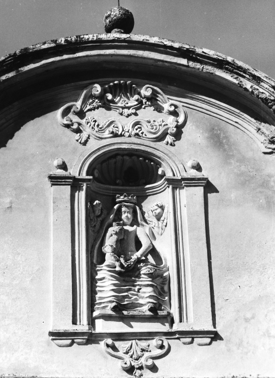 Madonna con Bambino (scultura) - ambito laziale (sec. XIX)