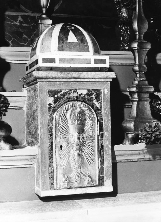 tabernacolo - a tempietto - ambito laziale (sec. XIX)